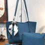 Women Large Capacity PU Tote Shoulder Bag